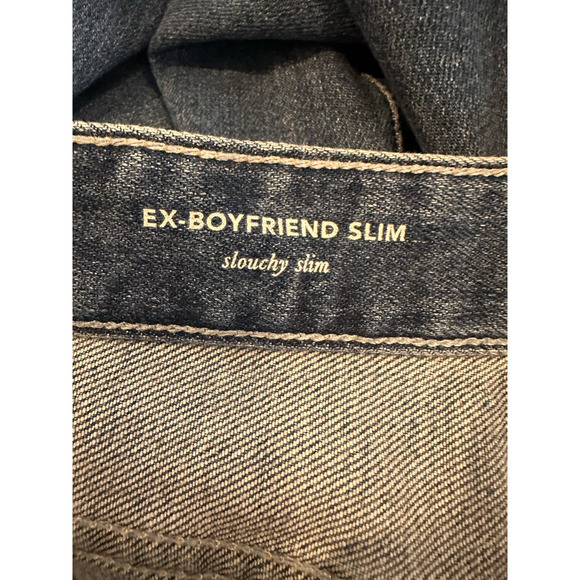 AG Adriano Goldschmied Ex-Boyfriend Slim Slouchy Slim Frayed raw hem sz 28R - Picture 7 of 10